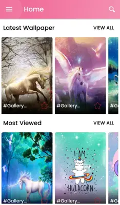 Unicorn Wallpaper android App screenshot 2